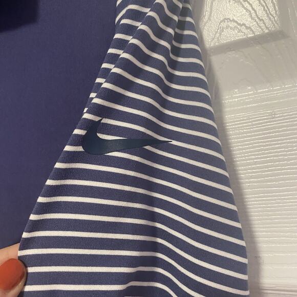 womens nike golf sport long sleeve snap button top size large - Picture 3 of 4